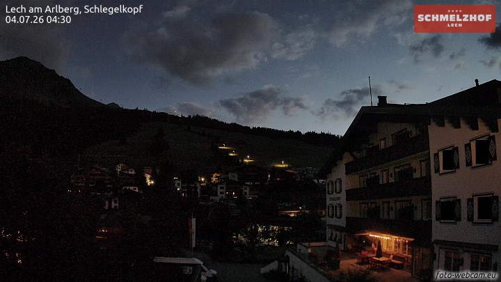 Archiv Foto Webcam Lech: Hotel Schmelzhof