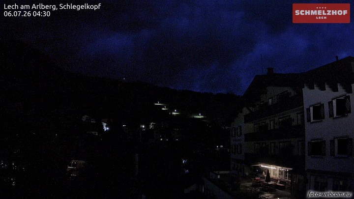 Archiv Foto Webcam Lech: Hotel Schmelzhof