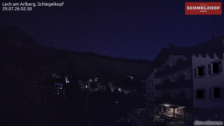 Archiv Foto Webcam Lech: Hotel Schmelzhof