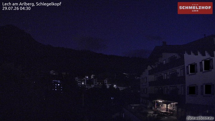 Archiv Foto Webcam Lech: Hotel Schmelzhof