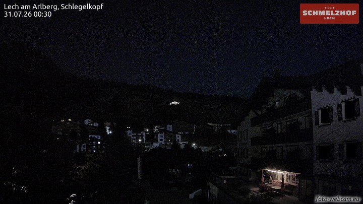 Archived image Webcam Hotel Schmelzhof (Lech)