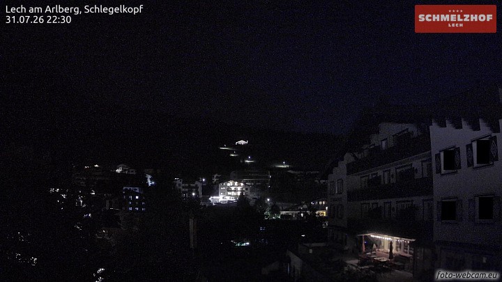 Archived image Webcam Hotel Schmelzhof (Lech)