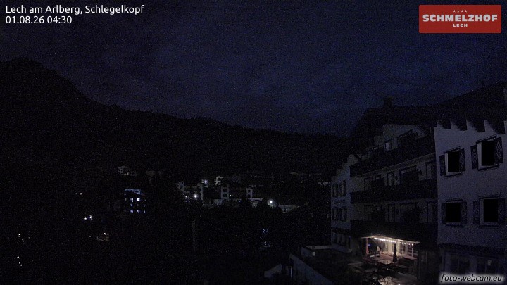 Archiv Foto Webcam Lech: Hotel Schmelzhof