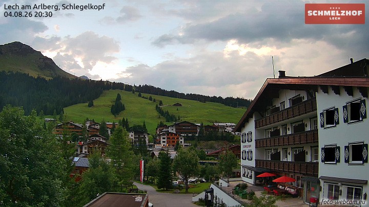 Archiv Foto Webcam Lech: Hotel Schmelzhof