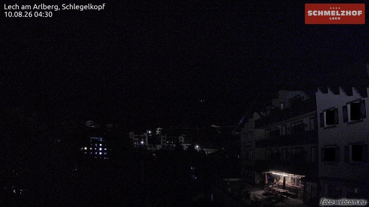 Archived image Webcam Hotel Schmelzhof (Lech)