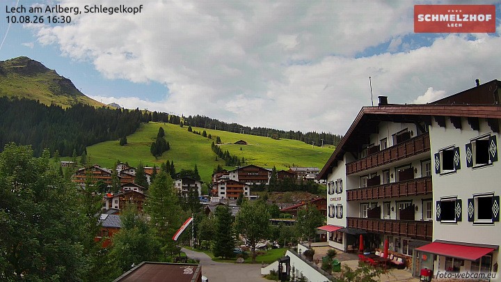 Archiv Foto Webcam Lech: Hotel Schmelzhof