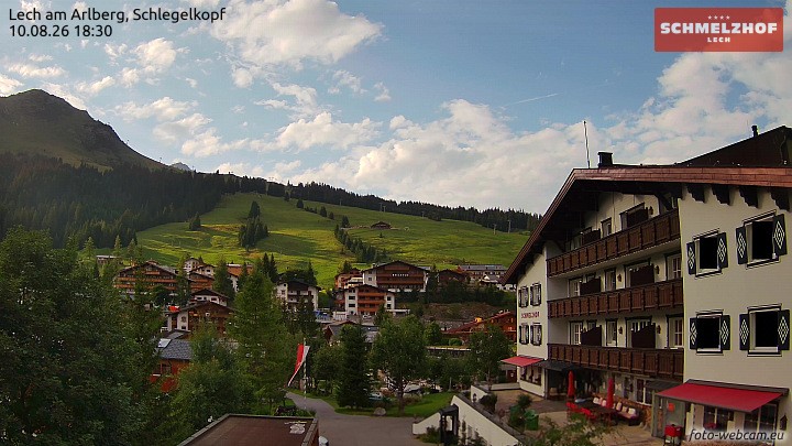 Archiv Foto Webcam Lech: Hotel Schmelzhof
