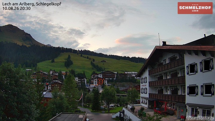 Archiv Foto Webcam Lech: Hotel Schmelzhof