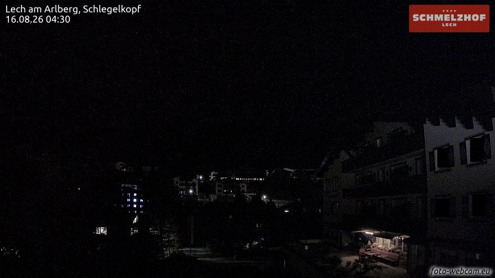 Archived image Webcam Hotel Schmelzhof (Lech)