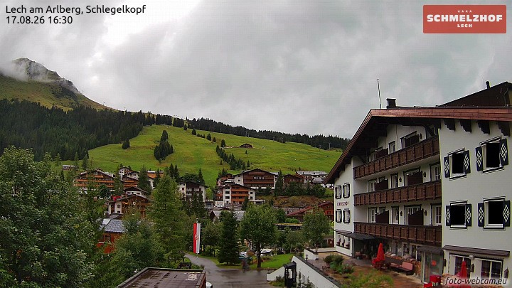 Archived image Webcam Hotel Schmelzhof (Lech)