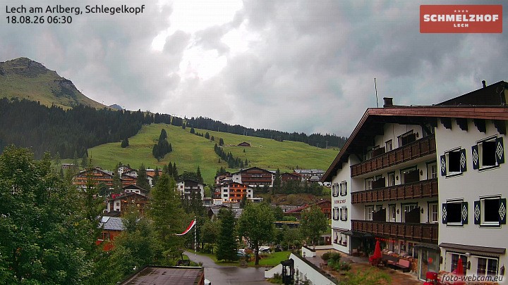 Archiv Foto Webcam Lech: Hotel Schmelzhof