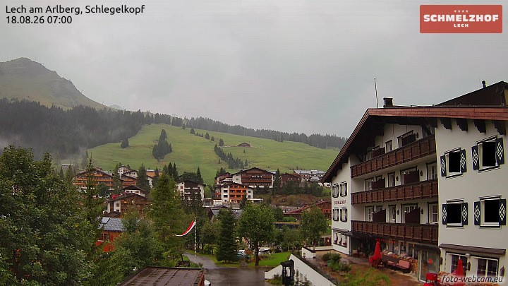 Archiv Foto Webcam Lech: Hotel Schmelzhof