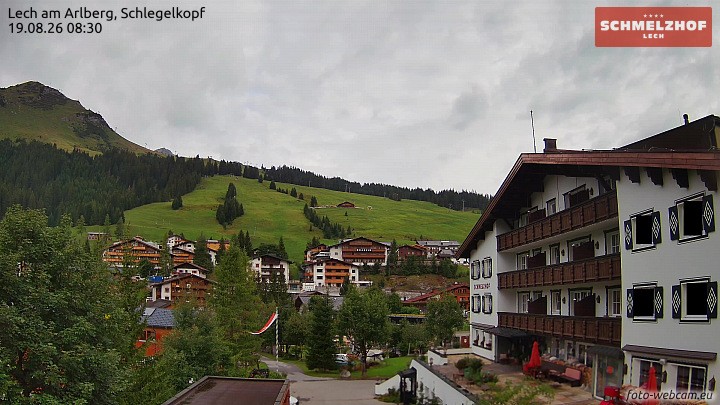 Archiv Foto Webcam Lech: Hotel Schmelzhof