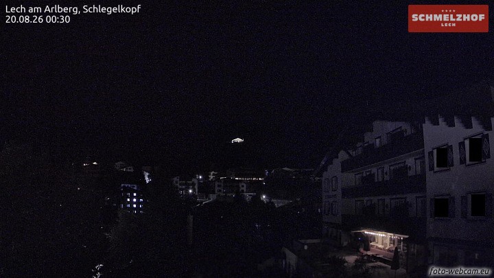 Archived image Webcam Hotel Schmelzhof (Lech)