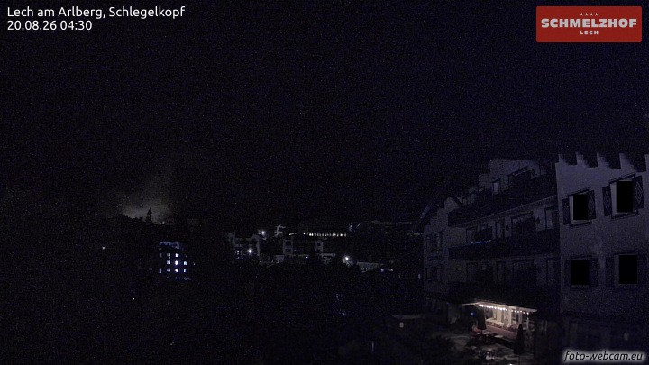 Archived image Webcam Hotel Schmelzhof (Lech)