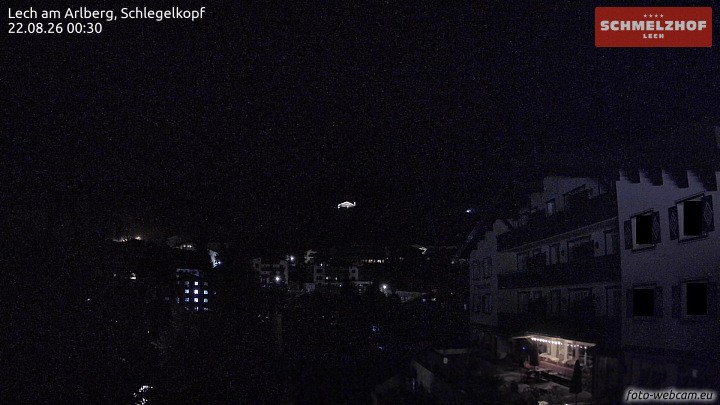 Archived image Webcam Hotel Schmelzhof (Lech)