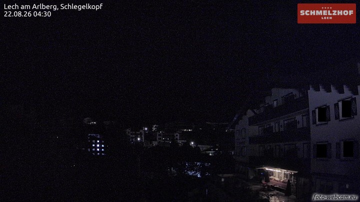 Archived image Webcam Hotel Schmelzhof (Lech)