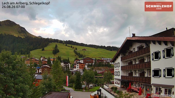 Archiv Foto Webcam Lech: Hotel Schmelzhof