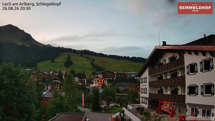 Archiv Foto Webcam Lech: Hotel Schmelzhof
