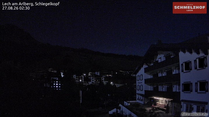 Archived image Webcam Hotel Schmelzhof (Lech)
