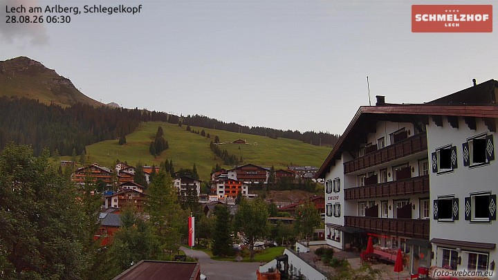Archiv Foto Webcam Lech: Hotel Schmelzhof