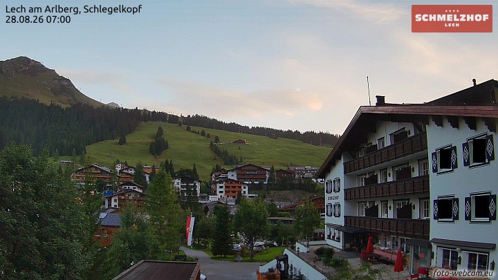 Archiv Foto Webcam Lech: Hotel Schmelzhof
