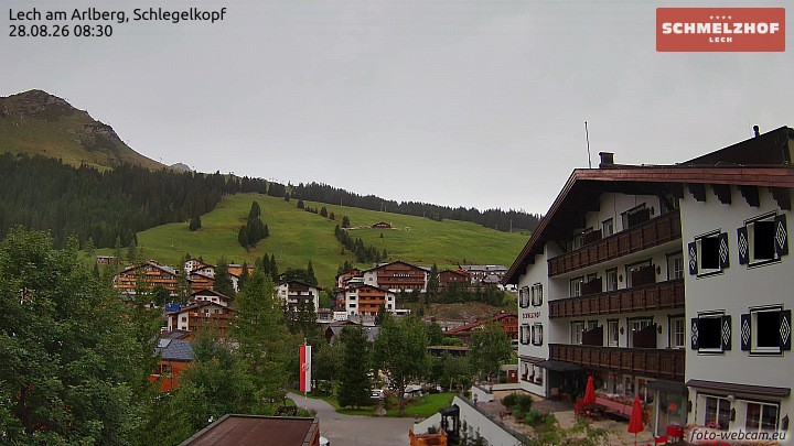Archiv Foto Webcam Lech: Hotel Schmelzhof