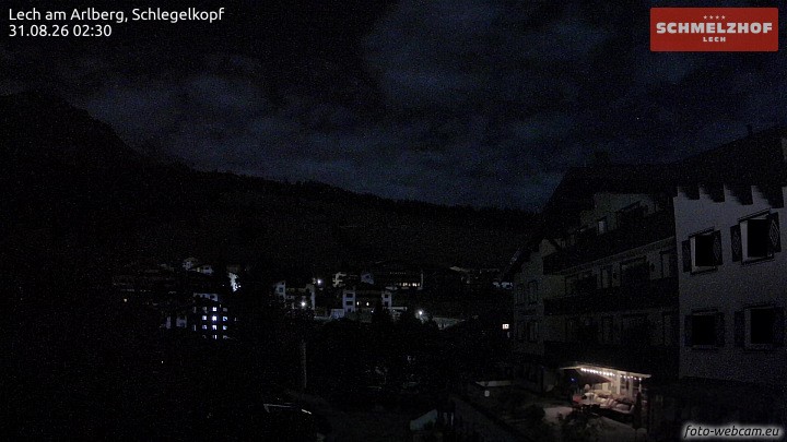 Archiv Foto Webcam Lech: Hotel Schmelzhof