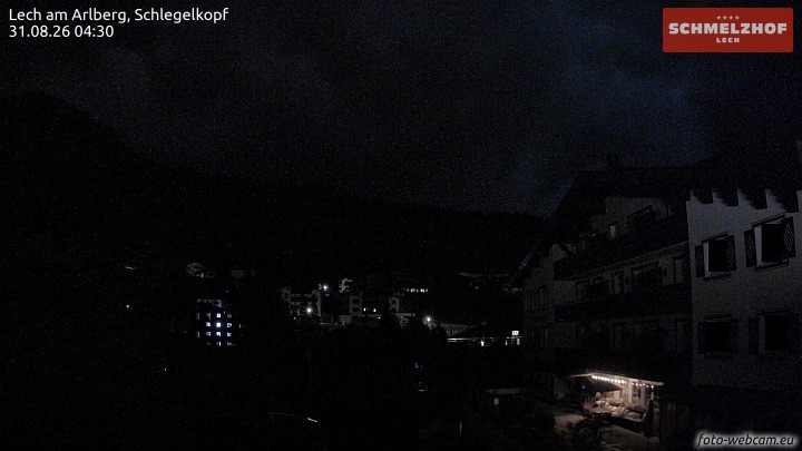 Archiv Foto Webcam Lech: Hotel Schmelzhof