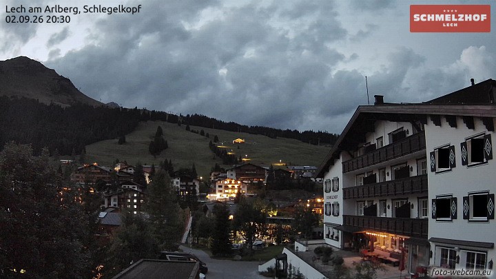 Archiv Foto Webcam Lech: Hotel Schmelzhof