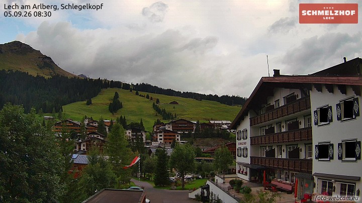 Archiv Foto Webcam Lech: Hotel Schmelzhof