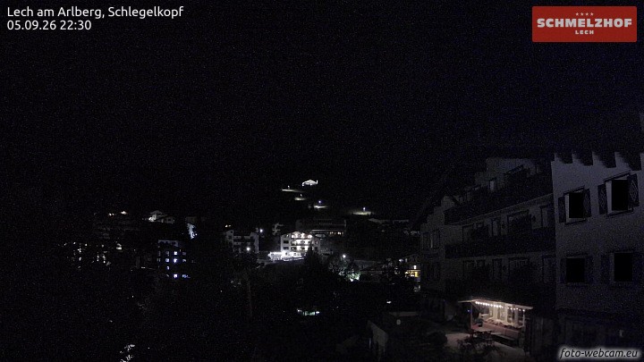 Archived image Webcam Hotel Schmelzhof (Lech)