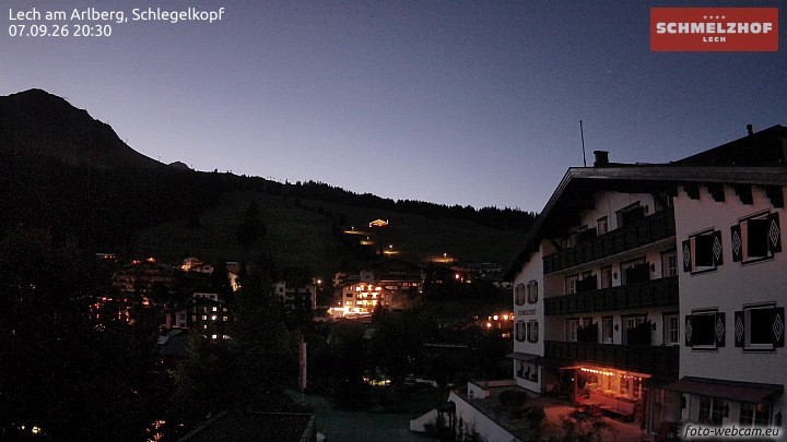 Archiv Foto Webcam Lech: Hotel Schmelzhof
