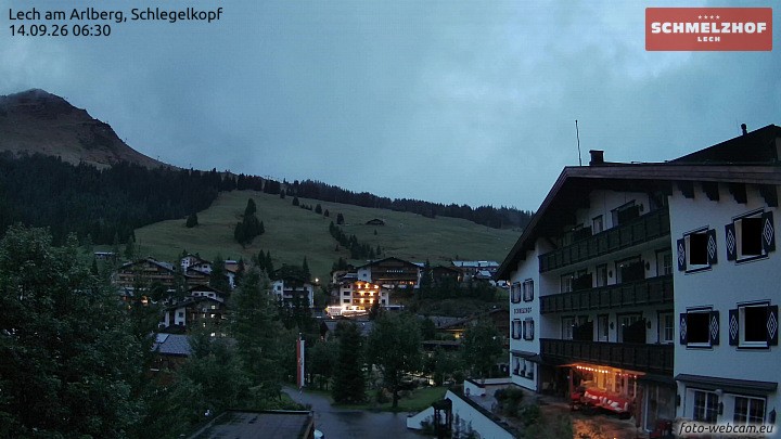 Archiv Foto Webcam Lech: Hotel Schmelzhof