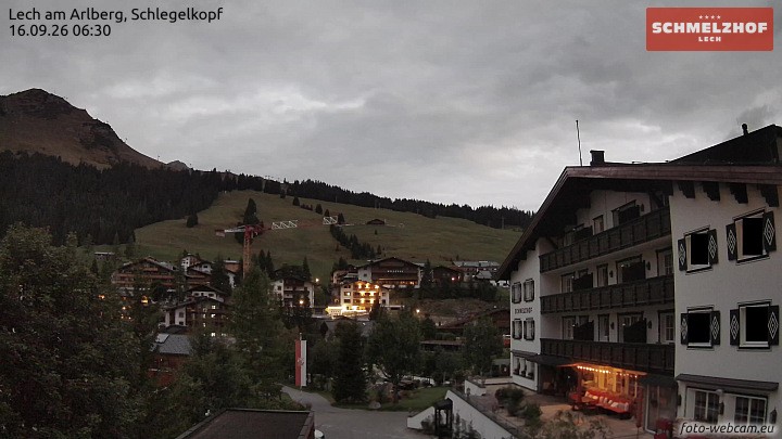 Archiv Foto Webcam Lech: Hotel Schmelzhof
