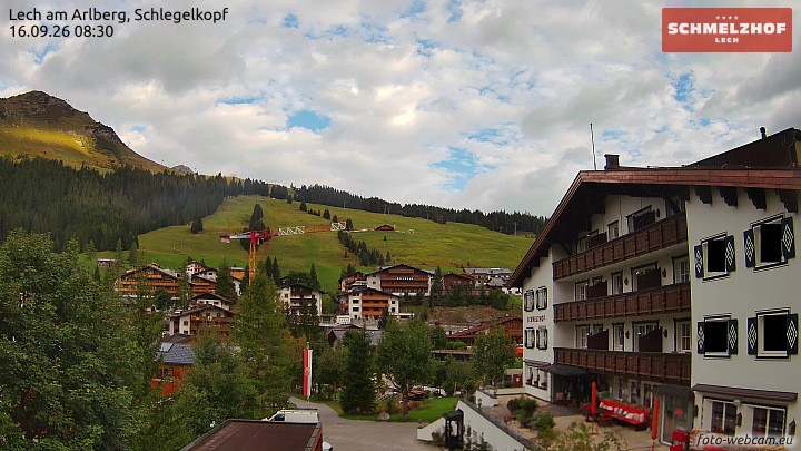 Archiv Foto Webcam Lech: Hotel Schmelzhof