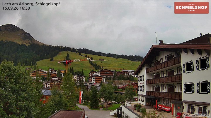 Archiv Foto Webcam Lech: Hotel Schmelzhof
