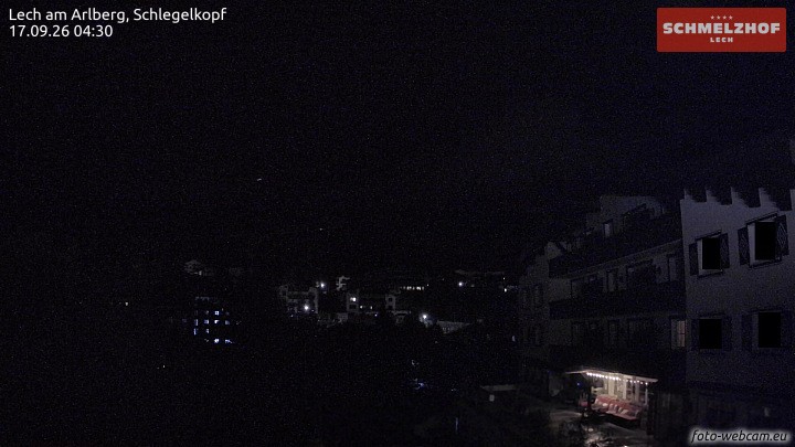 Archiv Foto Webcam Lech: Hotel Schmelzhof
