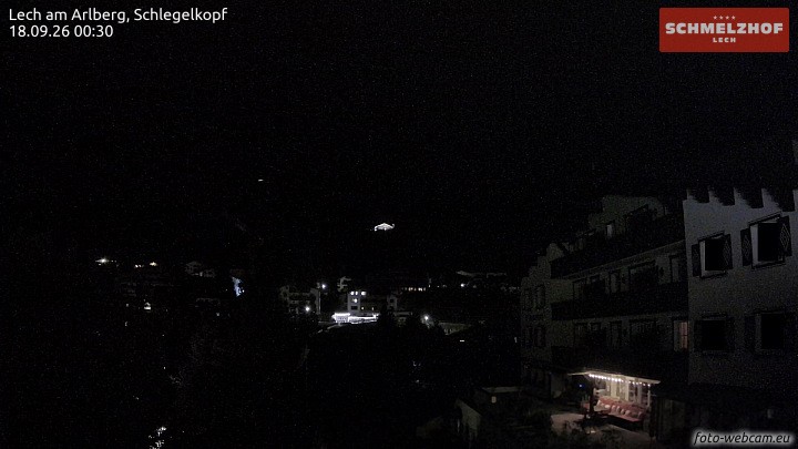 Archiv Foto Webcam Lech: Hotel Schmelzhof