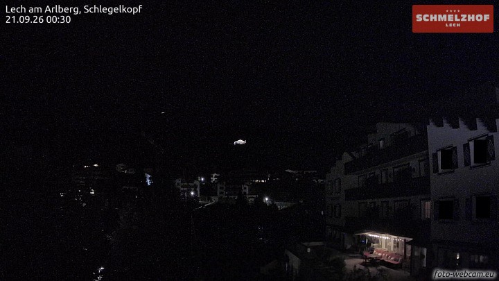 Archived image Webcam Hotel Schmelzhof (Lech)