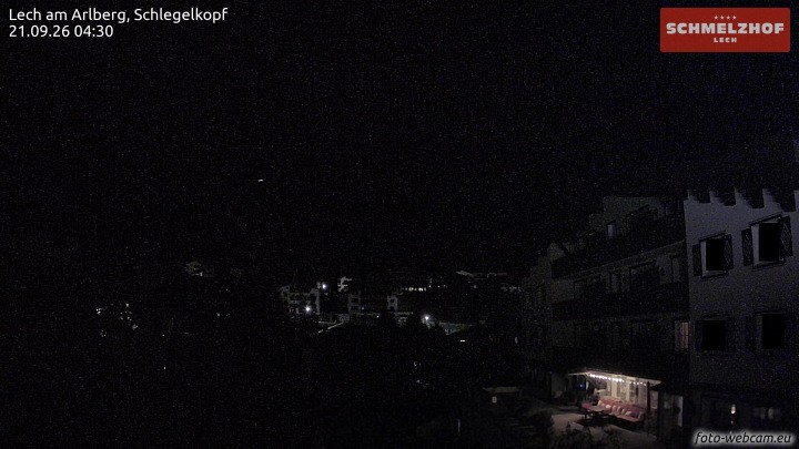 Archived image Webcam Hotel Schmelzhof (Lech)