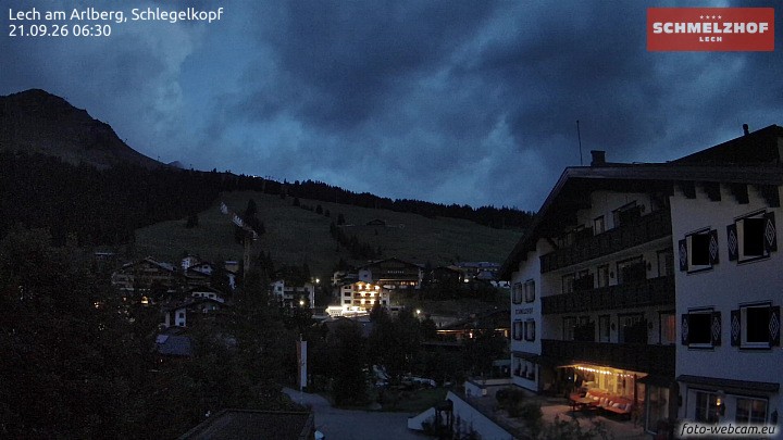 Archived image Webcam Hotel Schmelzhof (Lech)