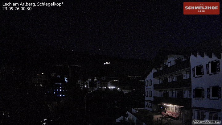 Archived image Webcam Hotel Schmelzhof (Lech)