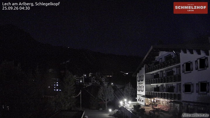 Archiv Foto Webcam Lech: Hotel Schmelzhof