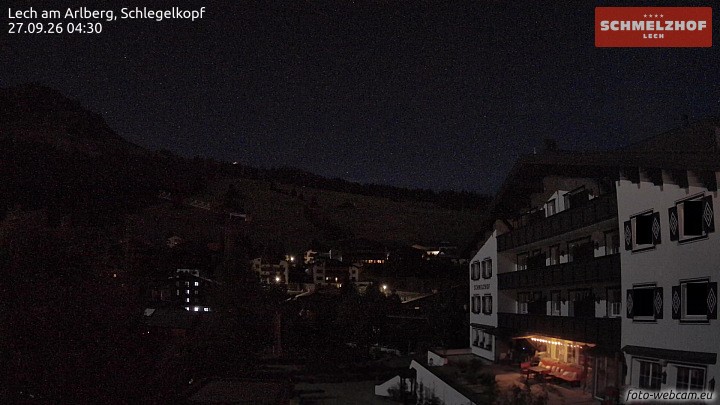 Archiv Foto Webcam Lech: Hotel Schmelzhof