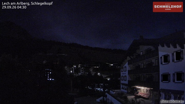 Archiv Foto Webcam Lech: Hotel Schmelzhof