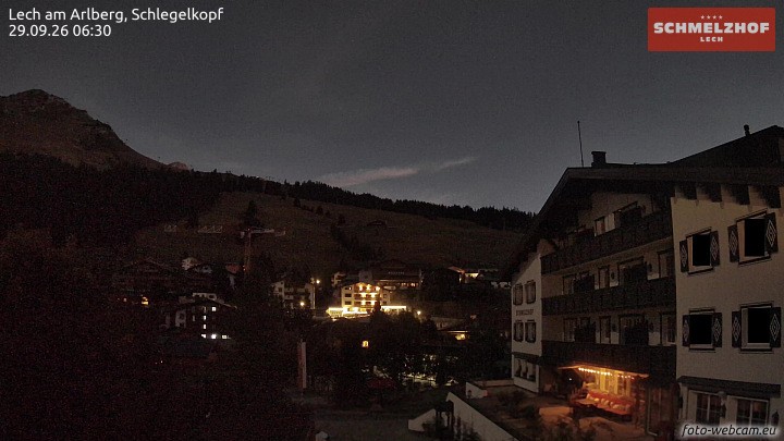 Archiv Foto Webcam Lech: Hotel Schmelzhof