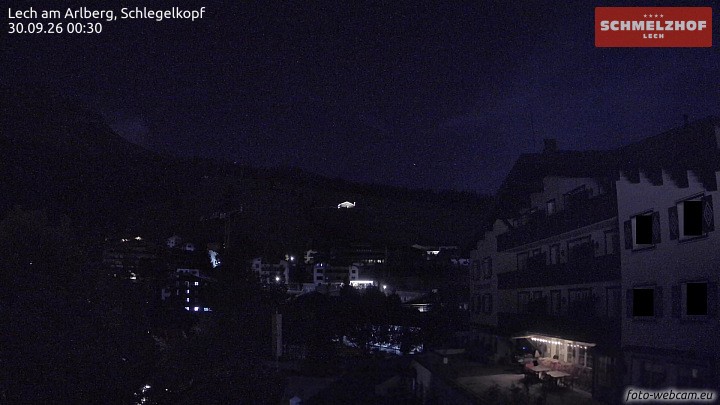 Archived image Webcam Hotel Schmelzhof (Lech)