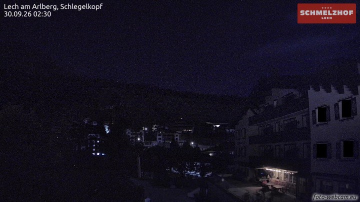 Archived image Webcam Hotel Schmelzhof (Lech)