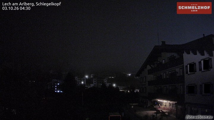 Archiv Foto Webcam Lech: Hotel Schmelzhof